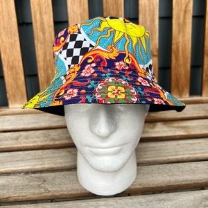 Colorful Sunshine Print Bucket Hat